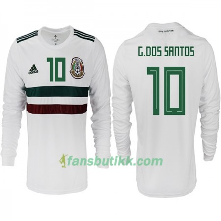 Fotball-VM 2018 Mexico drakt G. DOS SANTOS 10 Bortetrøye Langermet